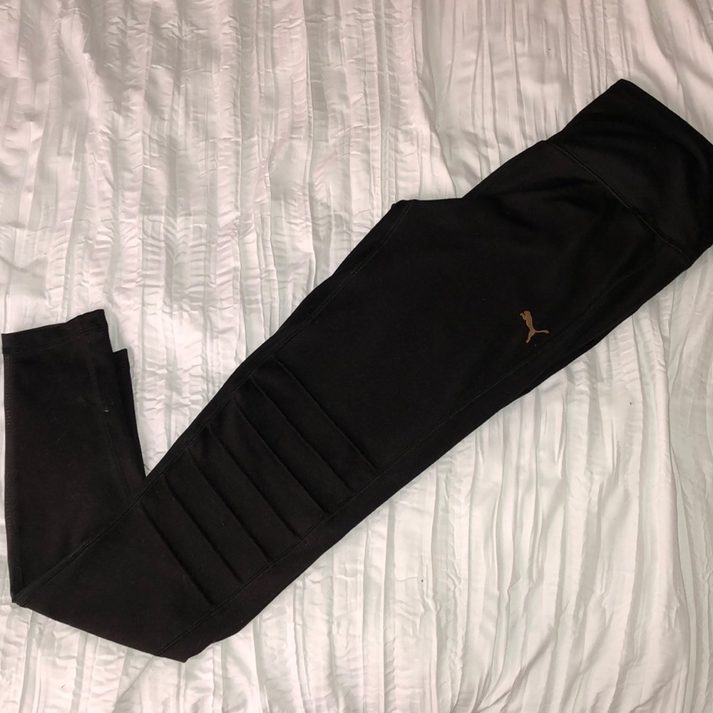 Puma Leggings with Sheer Bottom
